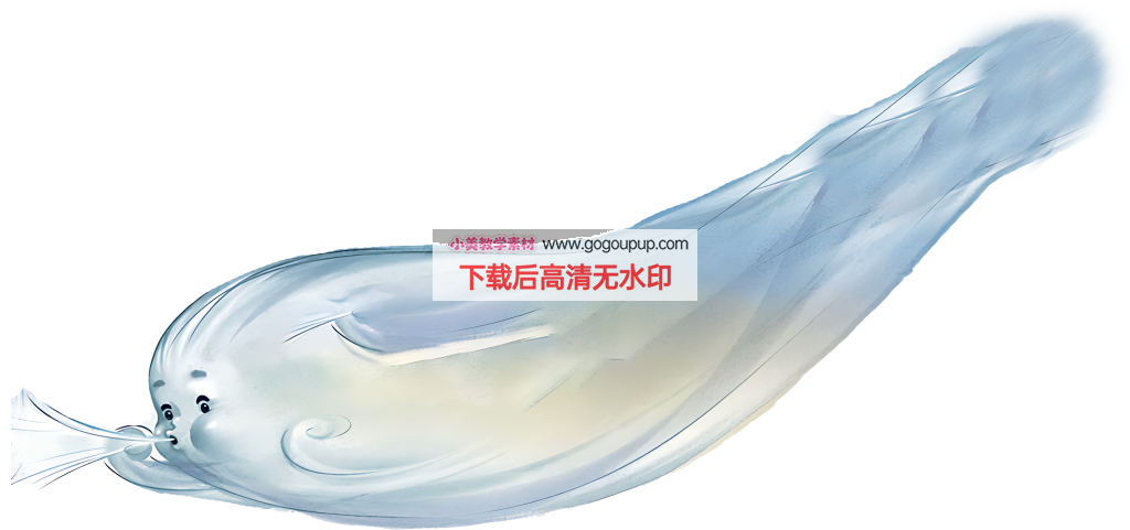 透明质感拟人风卡通插画